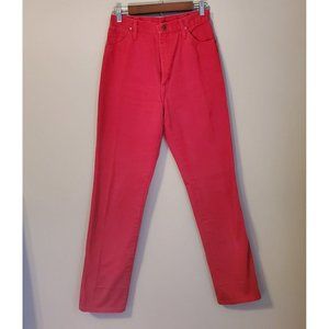 Red High Rise Vintage Wrangler Jeans